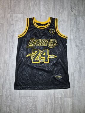 Men's Legend 8 24 Basketball Jersey 90S Hip Hop Sports Top Snakeskin